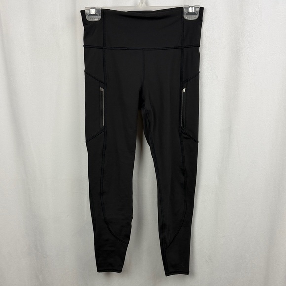Athleta Rainier High Compression Brushed Interior High Rise Legging - Black - Sm - Picture 4 of 11